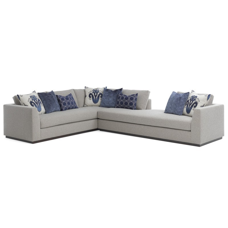 Greyson (Wood Base) 2pc Sectional With A View