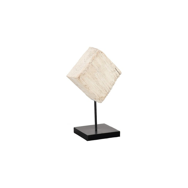 Eroded Wood Block on Stand, Assorted