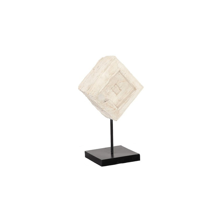 Eroded Wood Block on Stand, Assorted