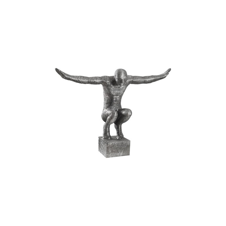 Outstretched Arms Sculpture, Aluminum, Small
