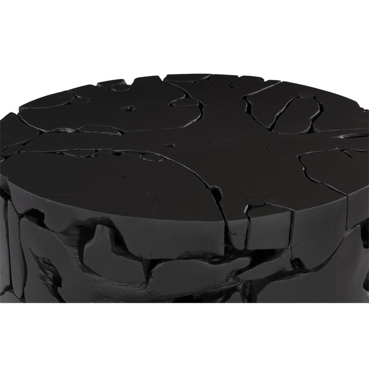 Teak Chunk Round Coffee Table