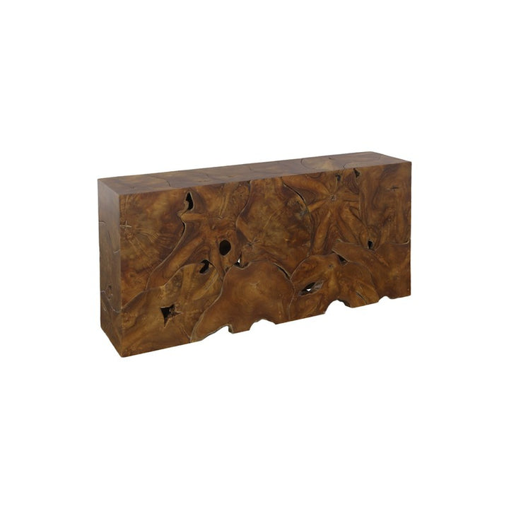 Teak Slice Console