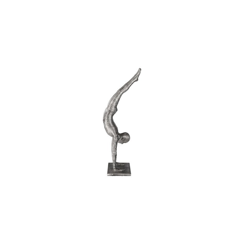 Handstand Sculpture, Aluminum