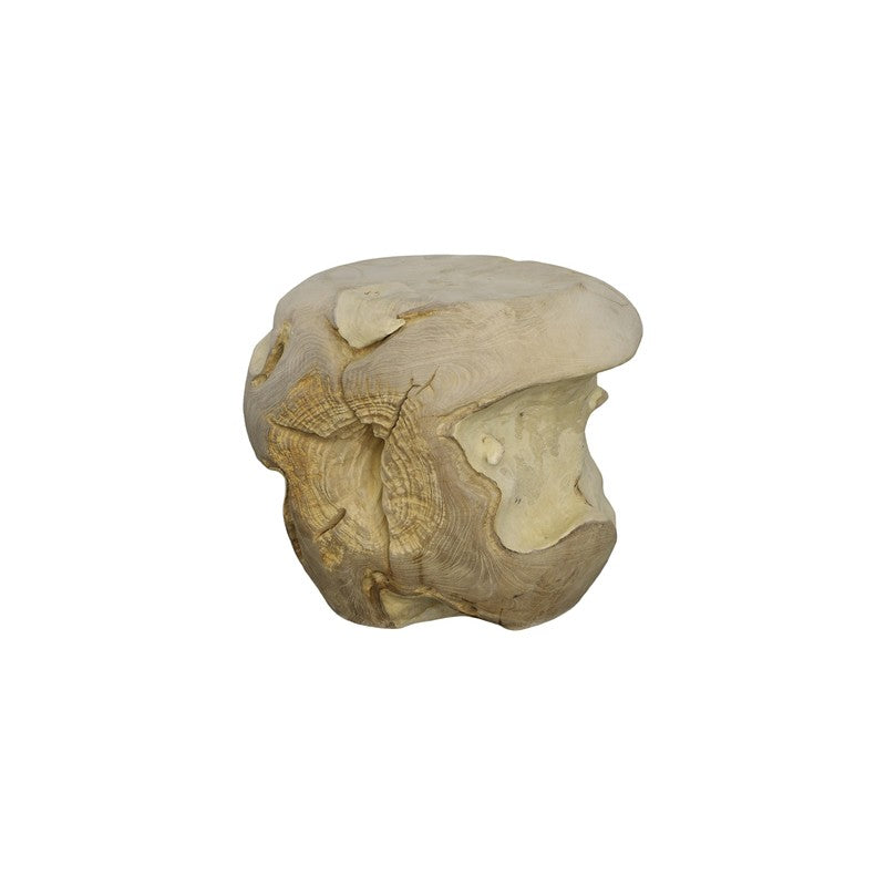 Teak Wood Ball Sculpture