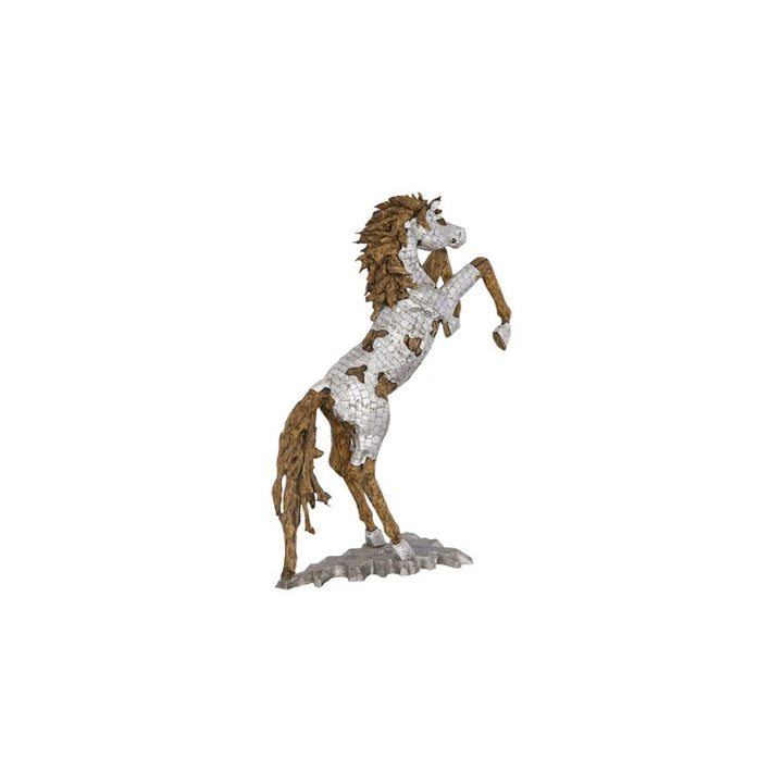Mustang Horse Armored Sculpture