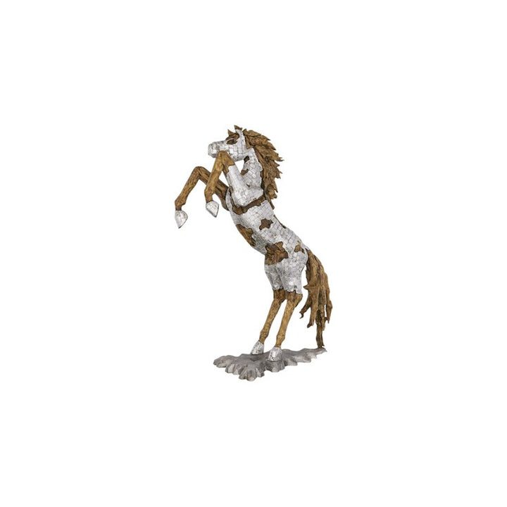 Mustang Horse Armored Sculpture