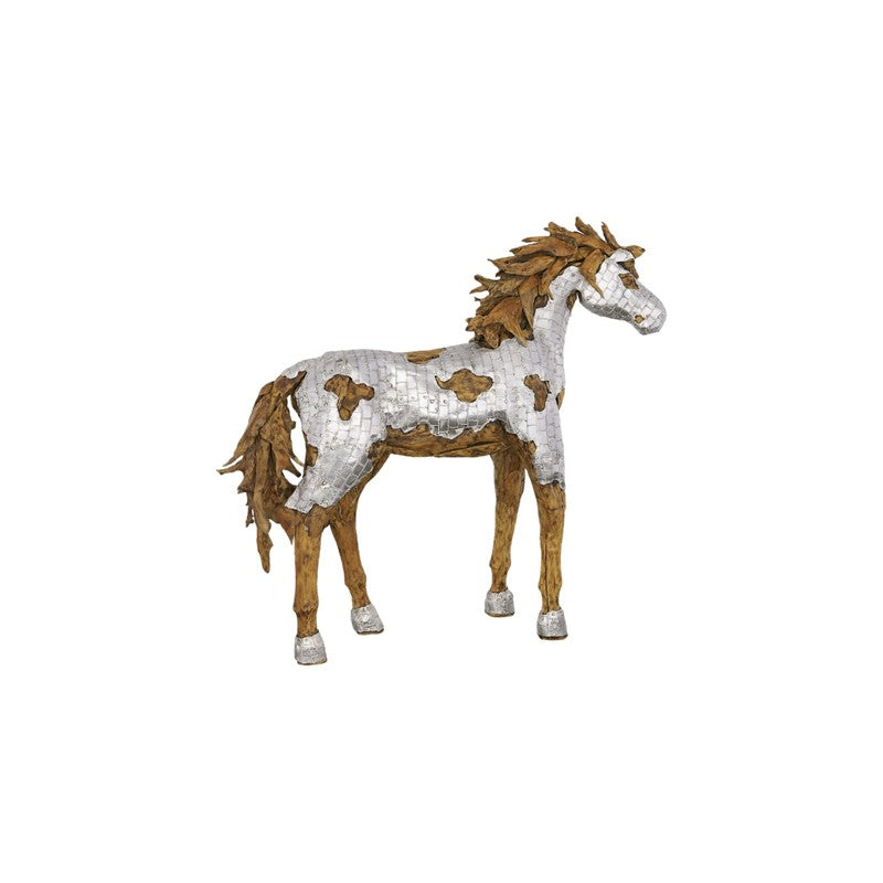 Mustang Horse Armored Sculpture