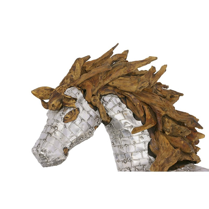 Mustang Horse Armored Sculpture