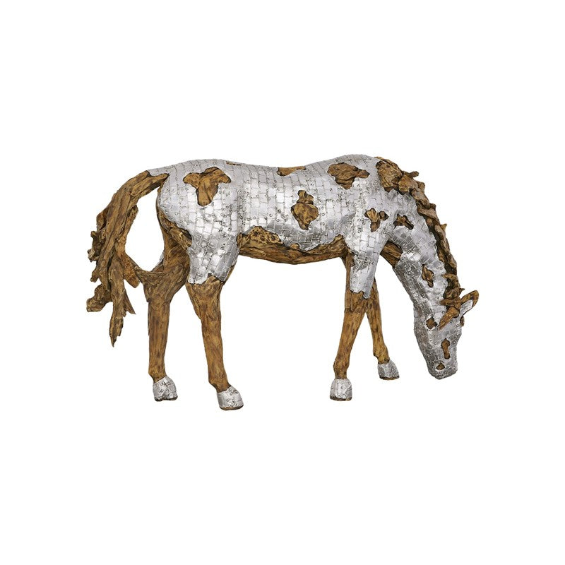 Mustang Horse Armored Sculpture