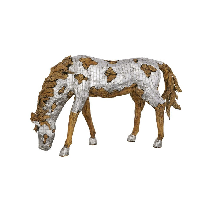 Mustang Horse Armored Sculpture