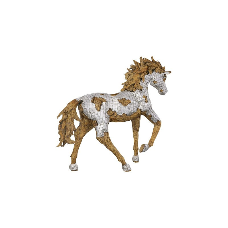 Mustang Horse Armored Sculpture