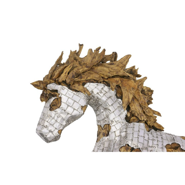 Mustang Horse Armored Sculpture