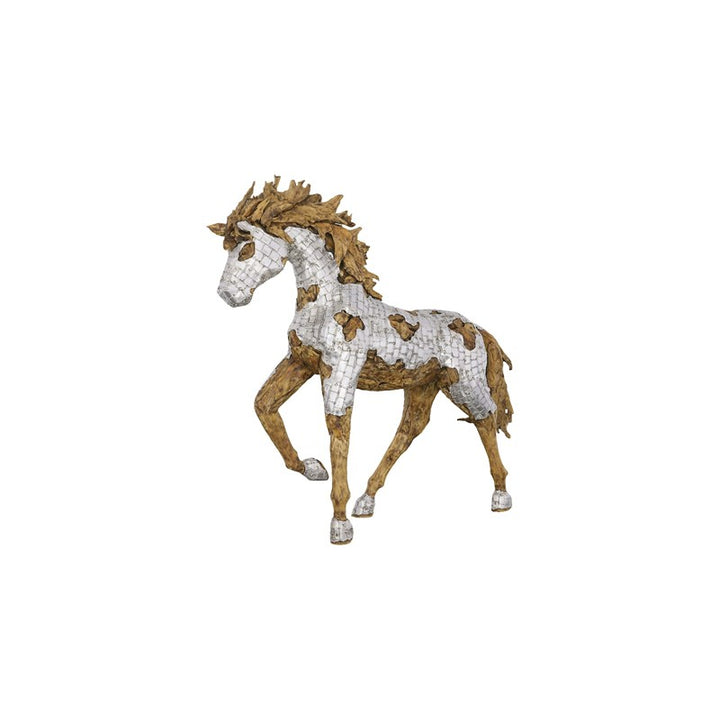 Mustang Horse Armored Sculpture