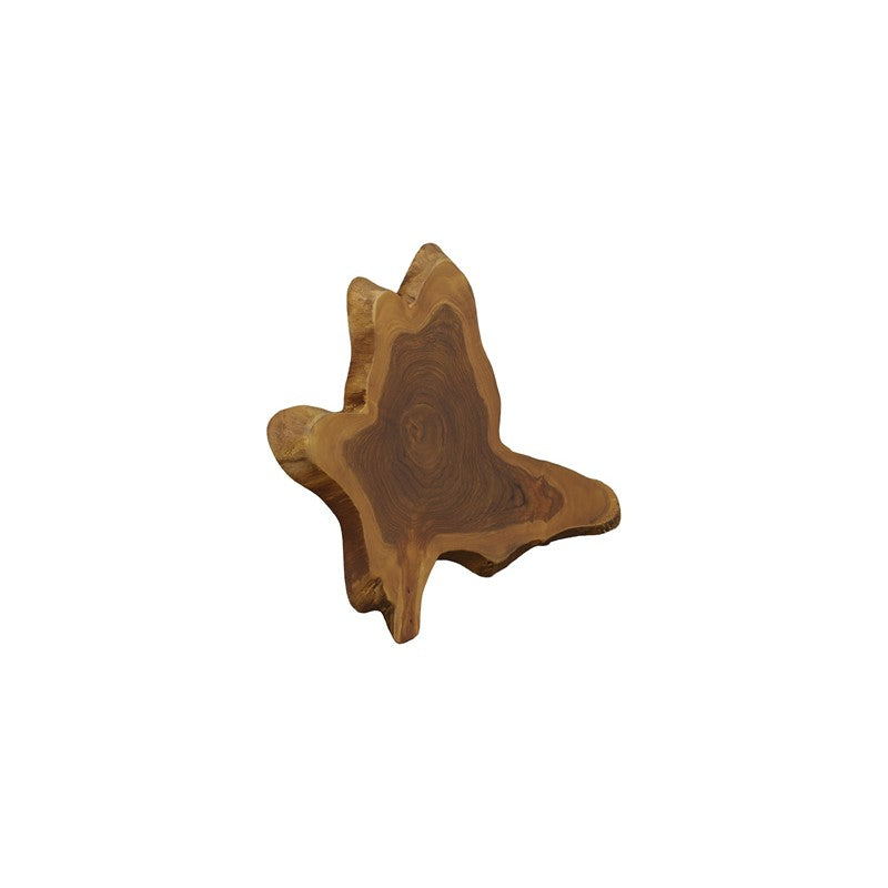Freeform Teak Wall Slice