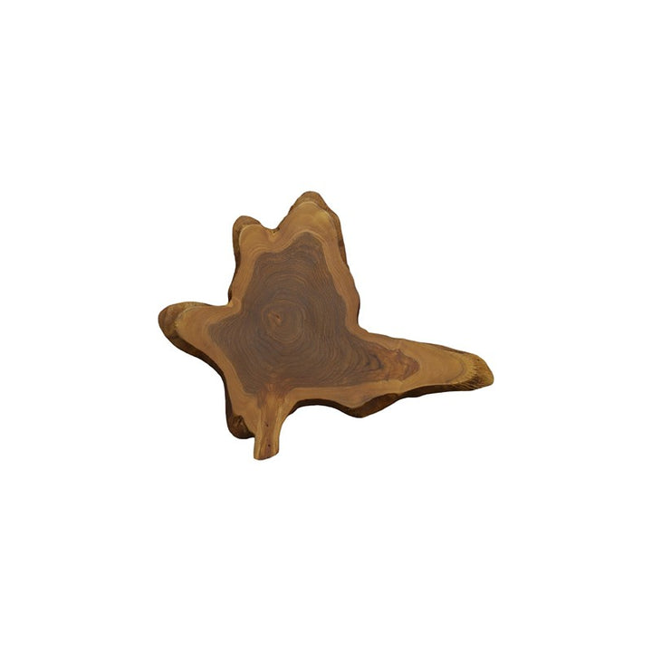 Freeform Teak Wall Slice