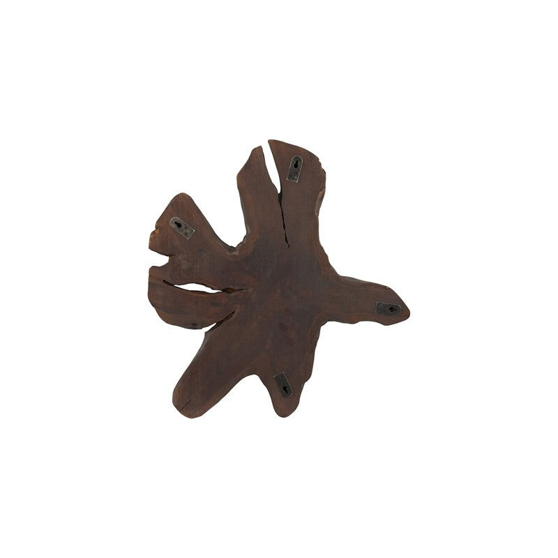 Freeform Teak Wall Slice