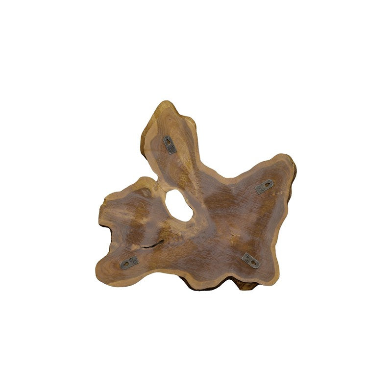 Freeform Teak Wall Slice