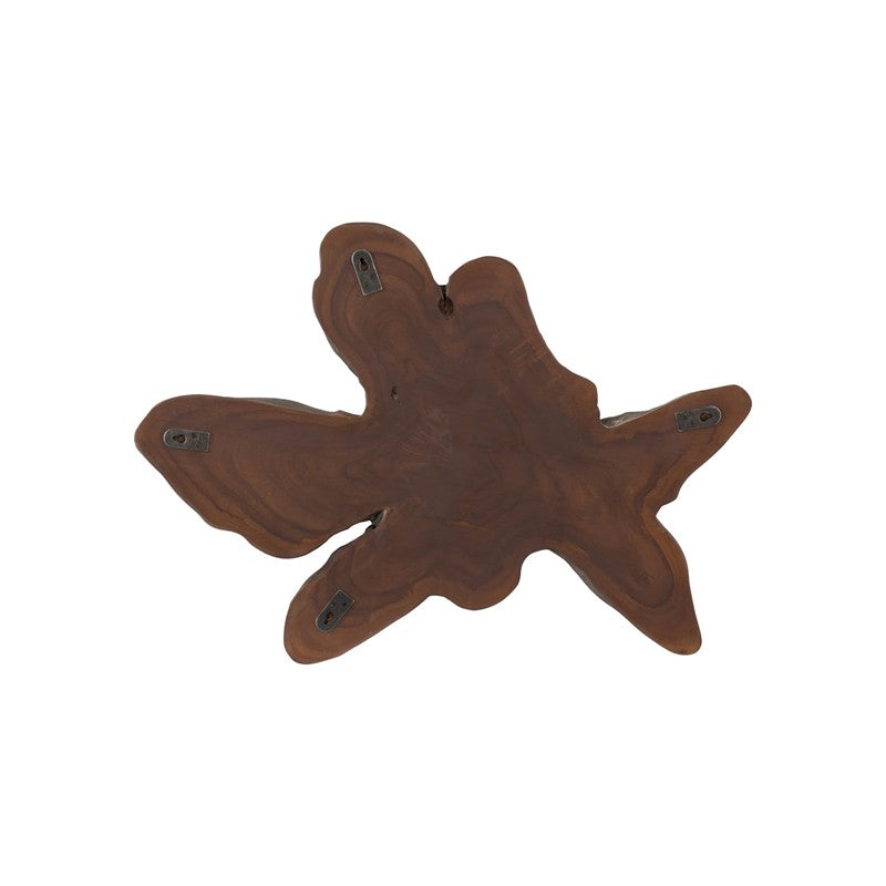 Freeform Teak Wall Slice