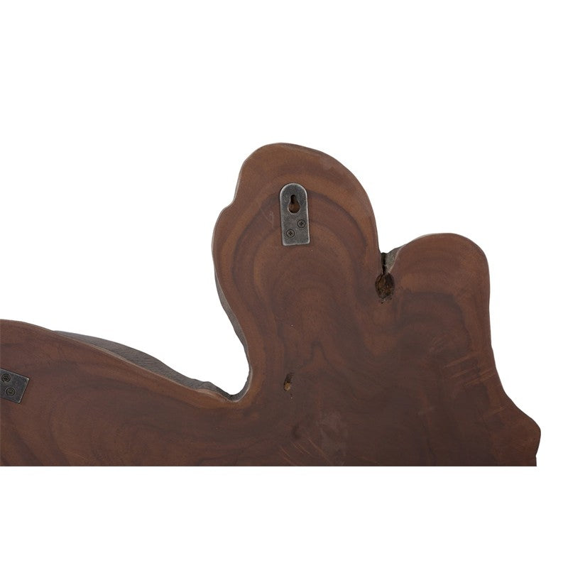 Freeform Teak Wall Slice