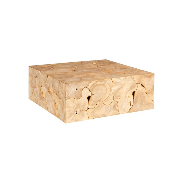 Teak Slice Coffee Table
