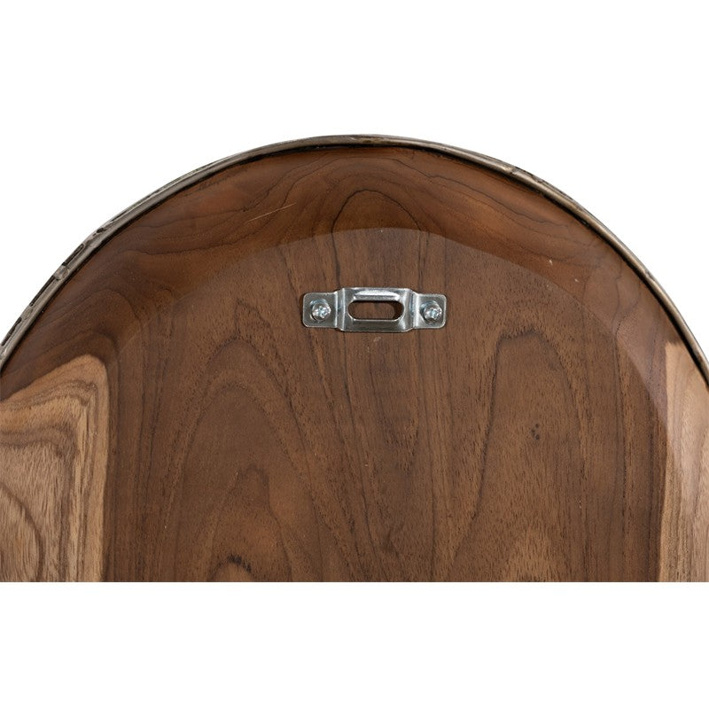 Teak Wood Bowl Wall Art