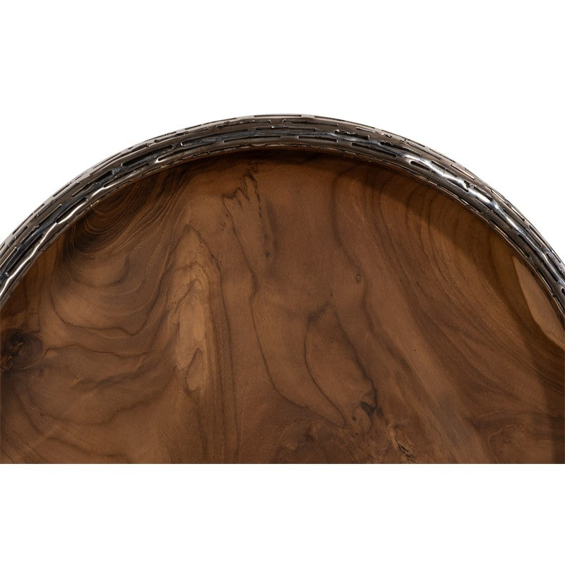 Teak Wood Bowl Wall Art