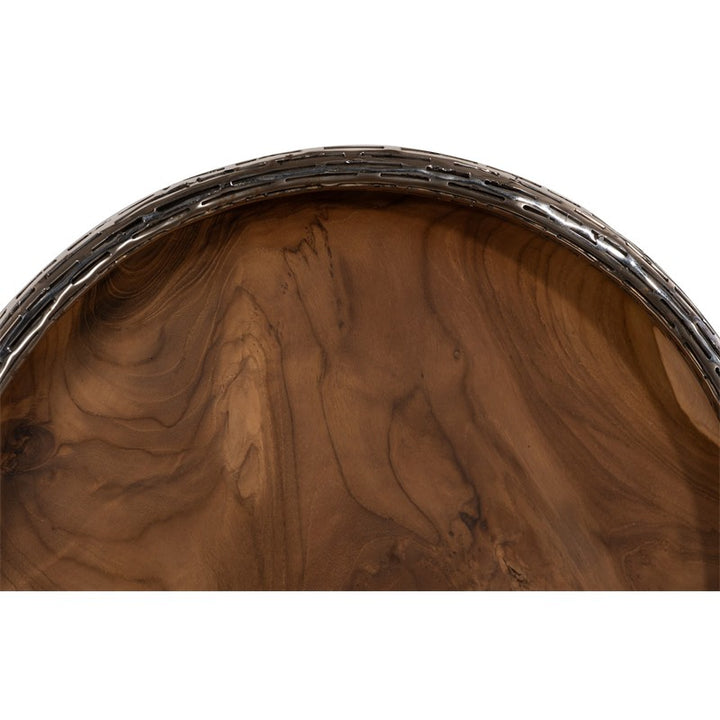 Teak Wood Bowl Wall Art