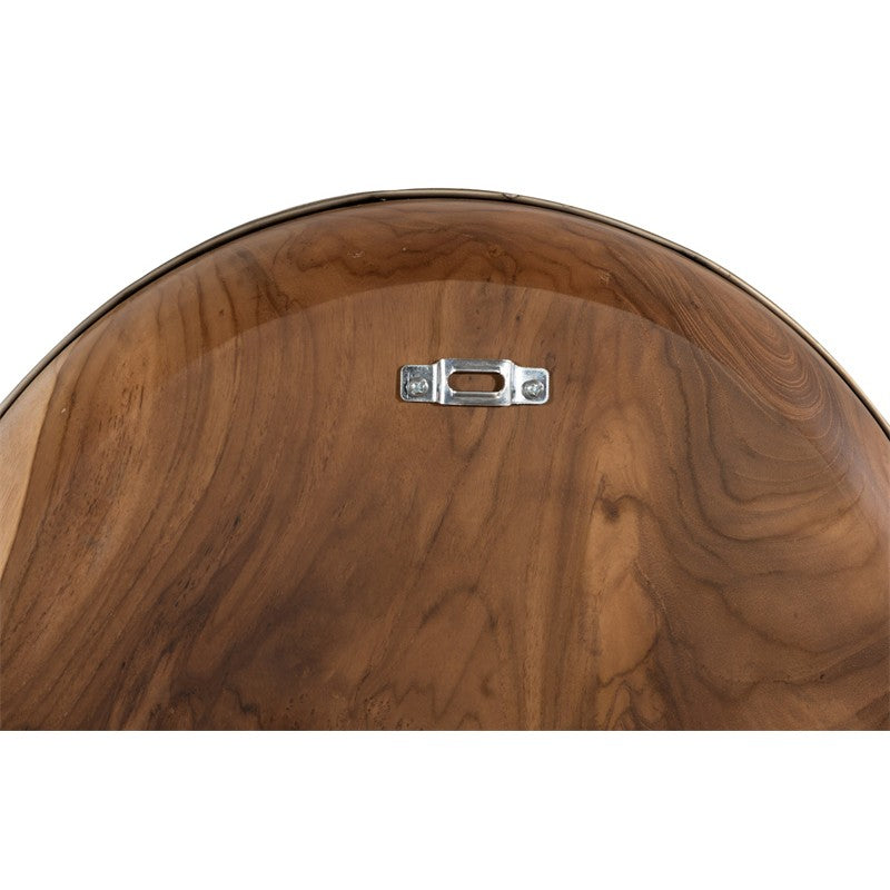 Teak Wood Bowl Wall Art