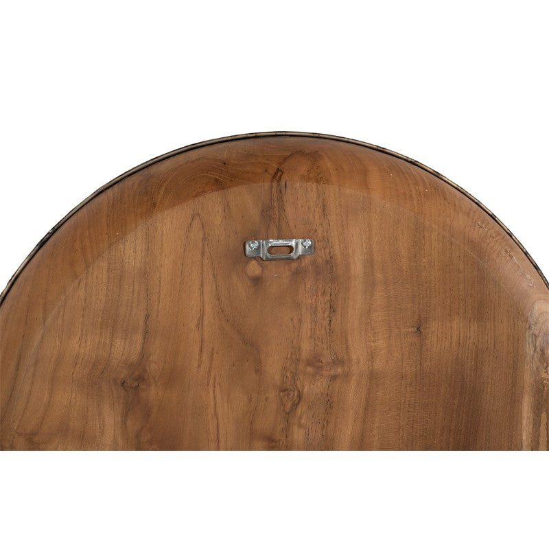 Teak Wood Bowl Wall Art