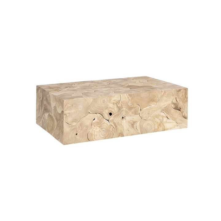 Teak Slice Coffee Table