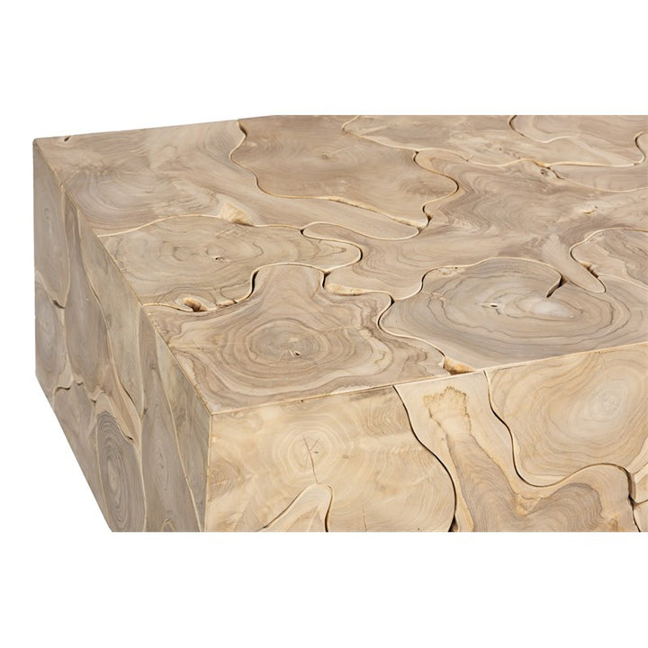 Teak Slice Coffee Table