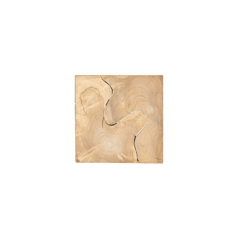 Teak Slice Pedestal
