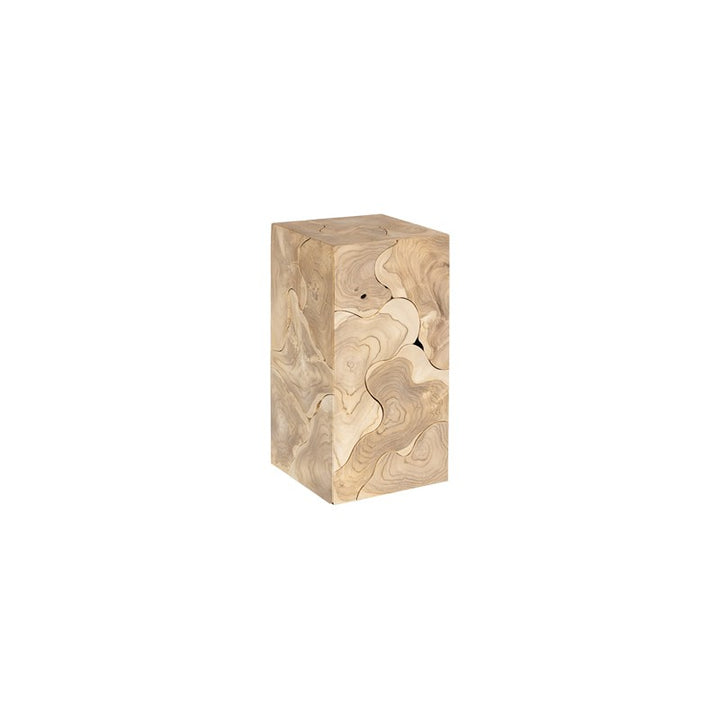 Teak Slice Pedestal