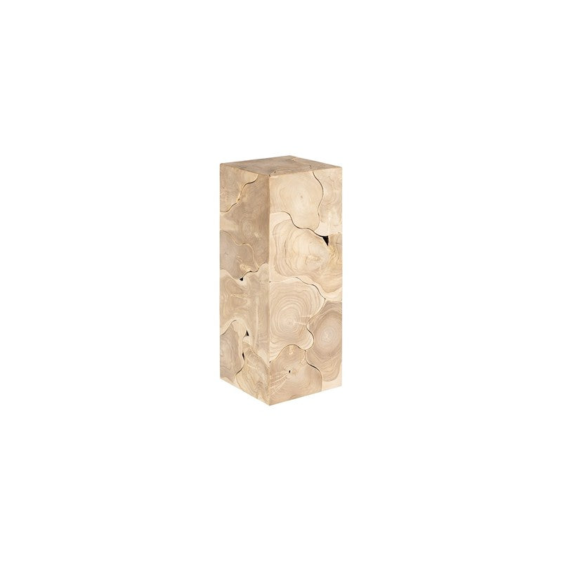Teak Slice Pedestal