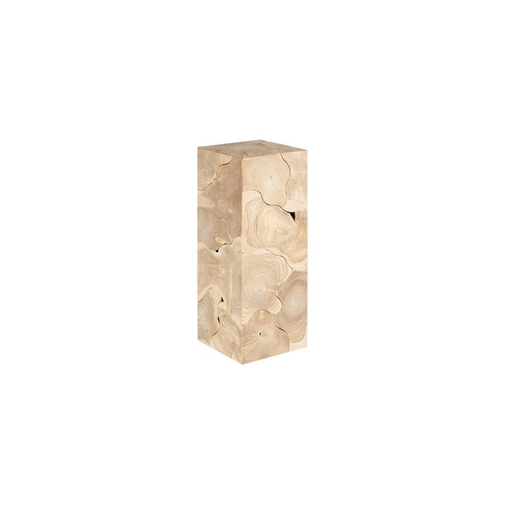 Teak Slice Pedestal