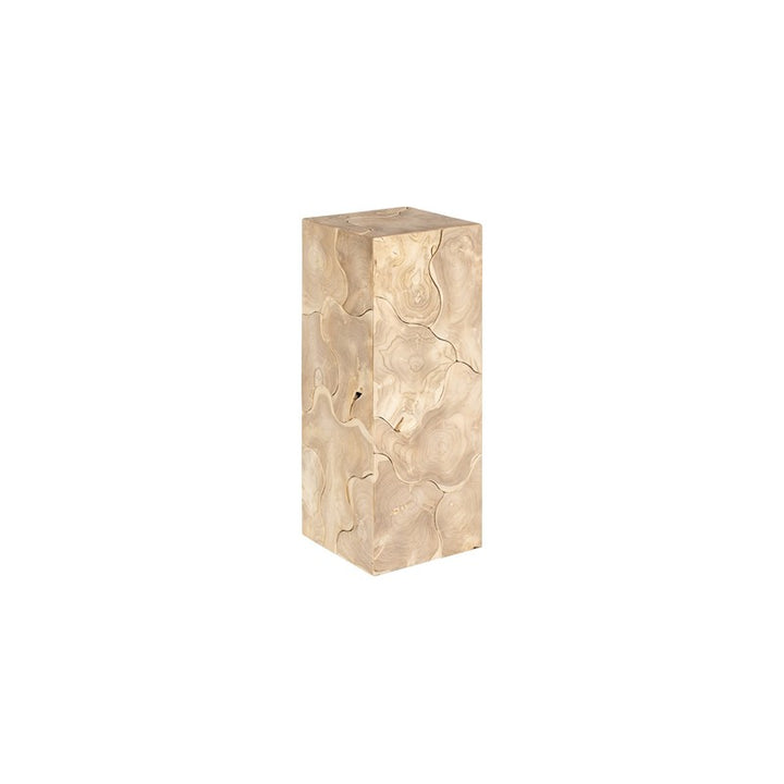 Teak Slice Pedestal