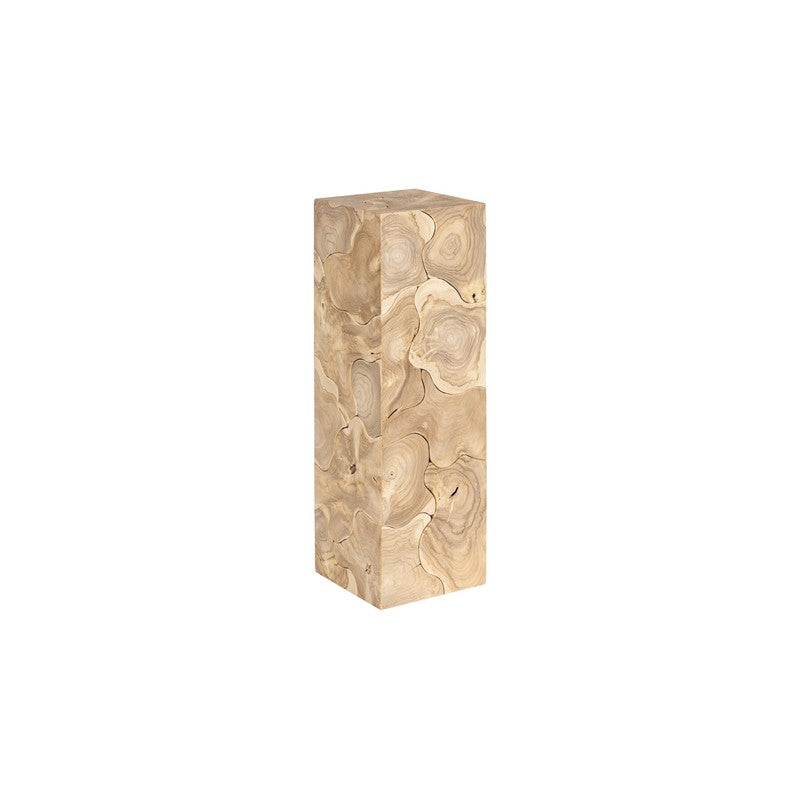 Teak Slice Pedestal