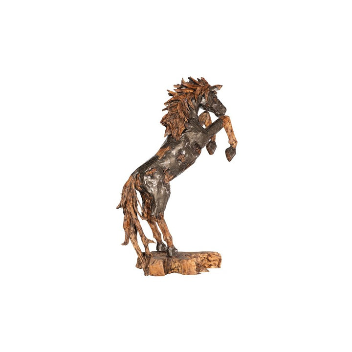 Mustang Horse Armored  Sculpture