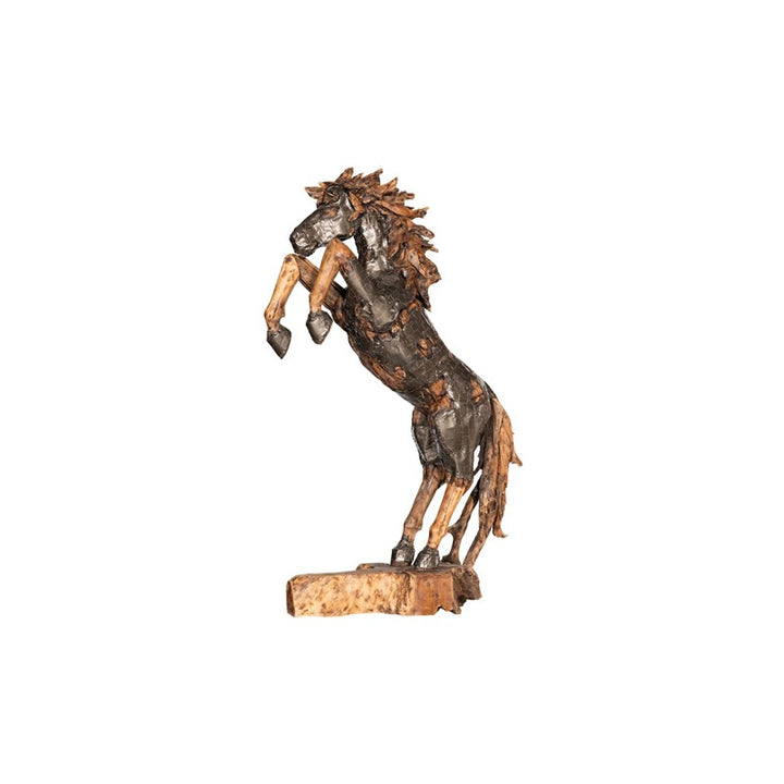 Mustang Horse Armored  Sculpture