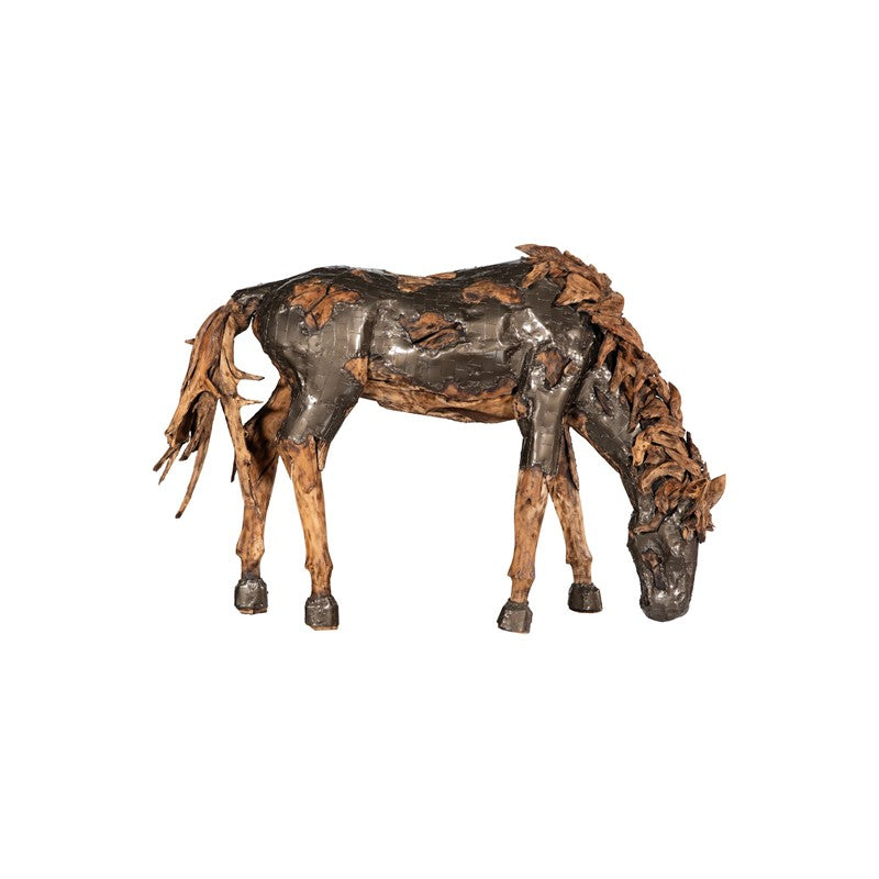 Mustang Horse Armored  Sculpture