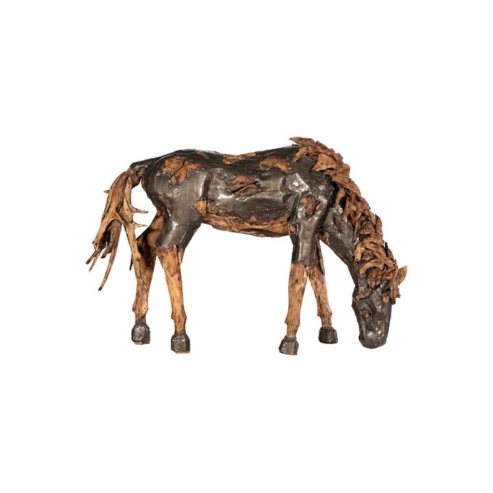 Mustang Horse Armored  Sculpture