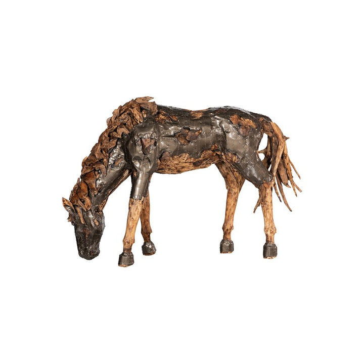 Mustang Horse Armored  Sculpture