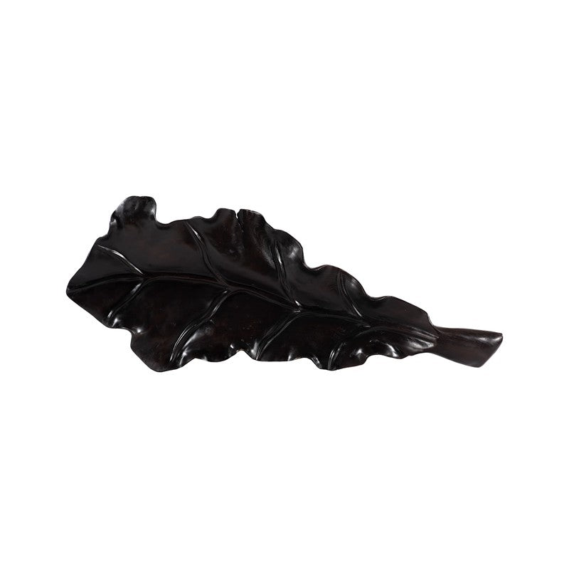 Leaf Bowl, Teak Wood,  Black Finish