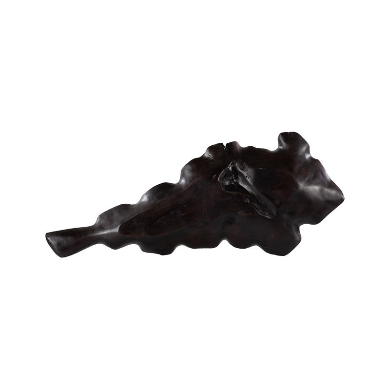 Leaf Bowl, Teak Wood,  Black Finish