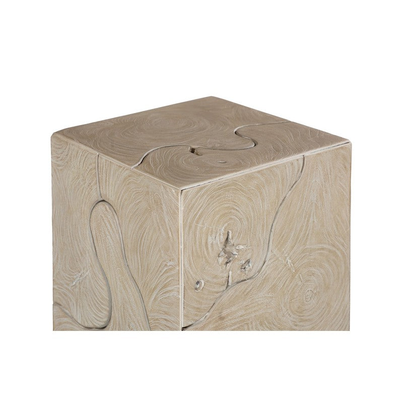 Teak Slice Pedestal
