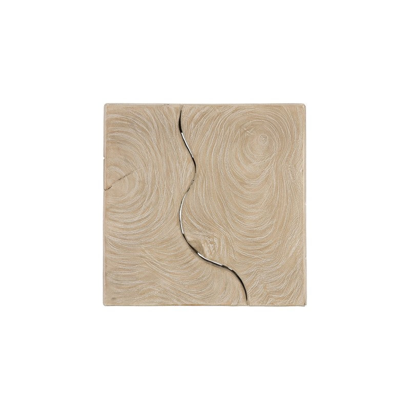 Teak Slice Pedestal