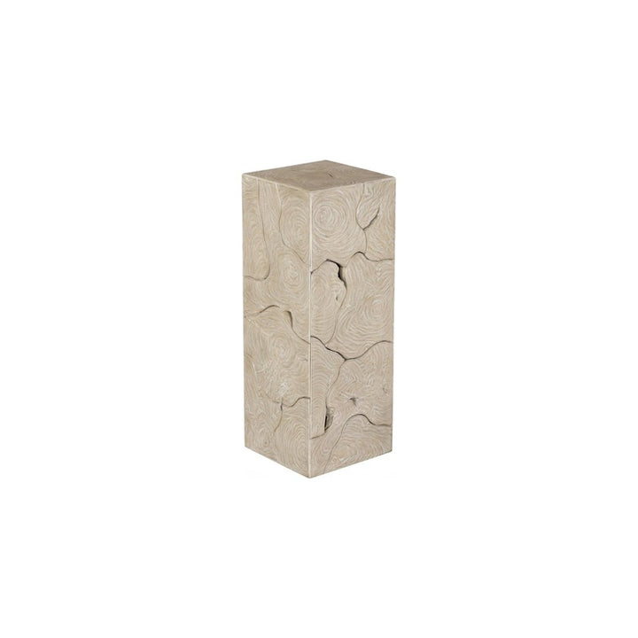 Teak Slice Pedestal