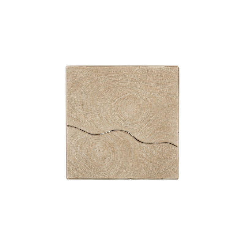 Teak Slice Pedestal