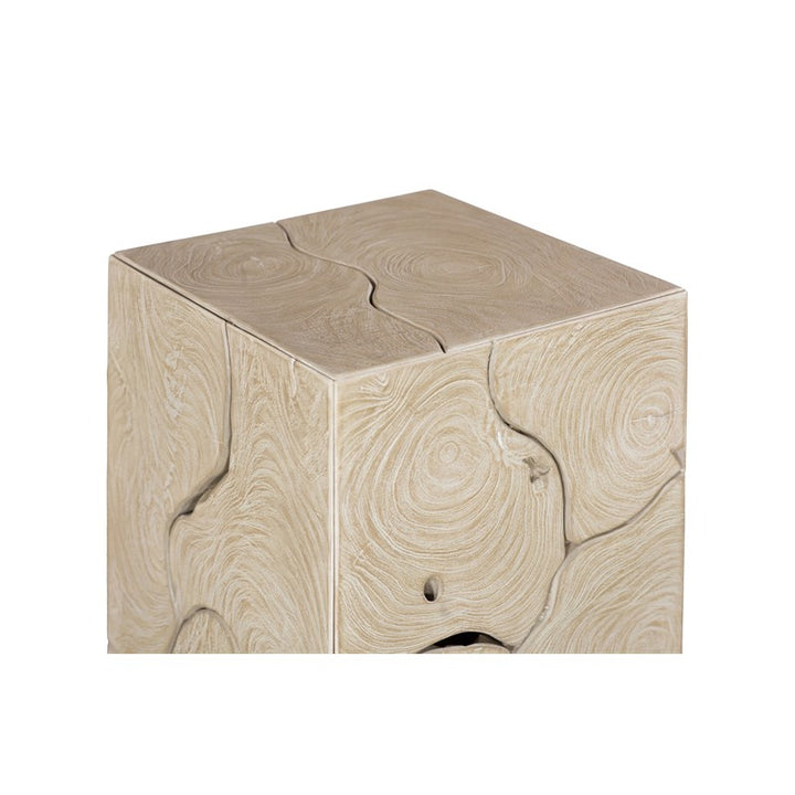 Teak Slice Pedestal