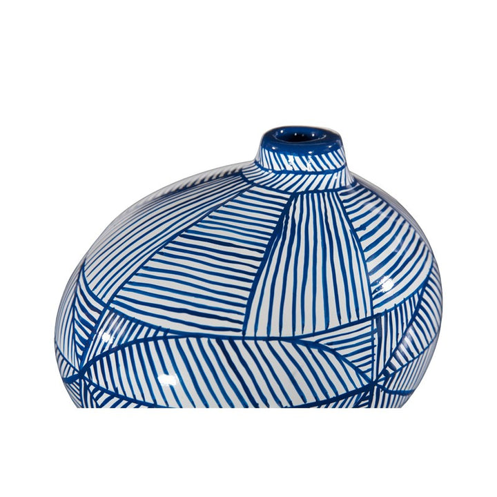 Indigo Mosaic Vase
